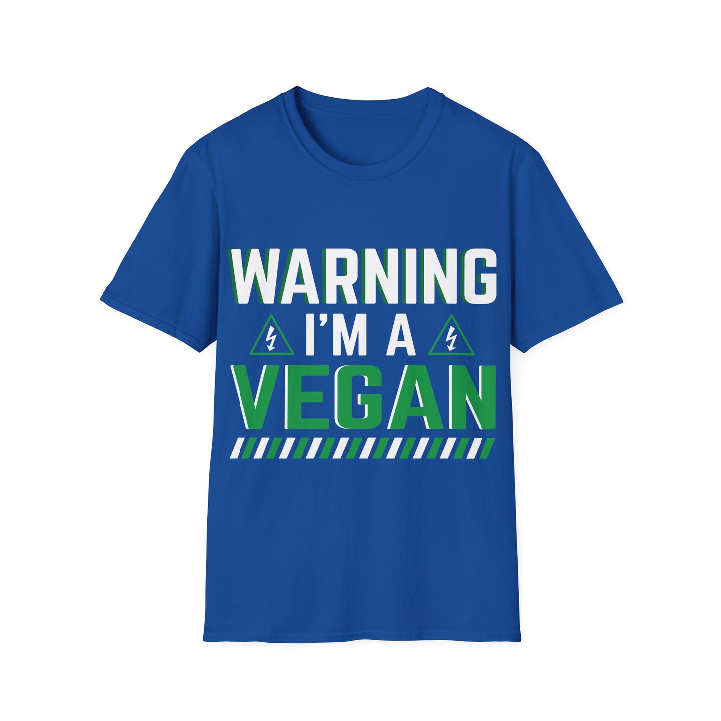 Warning Vegan T‑Shirt