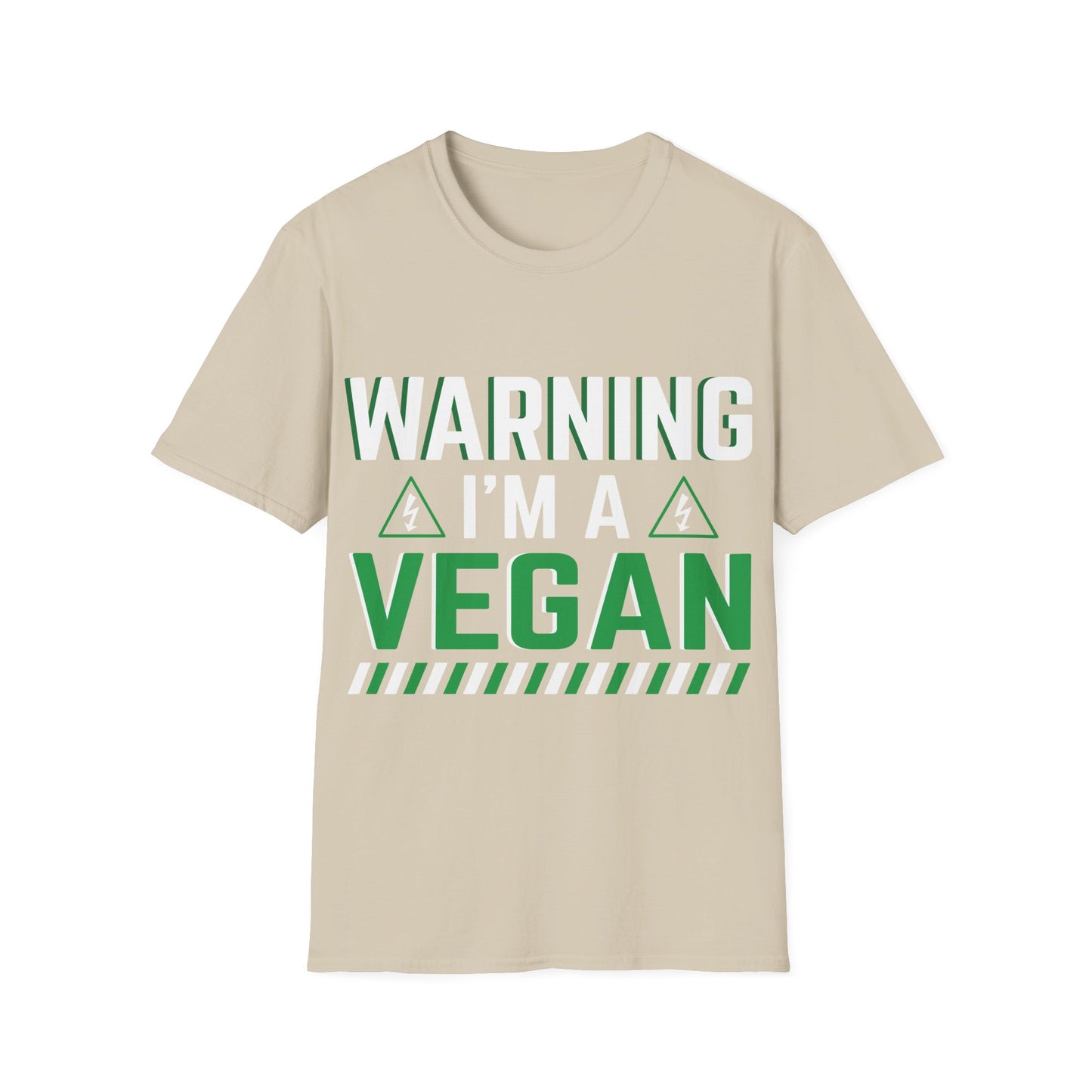 Warning Vegan T‑Shirt