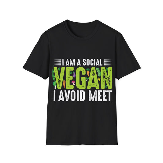 I Am a Social Vegan T‑Shirt