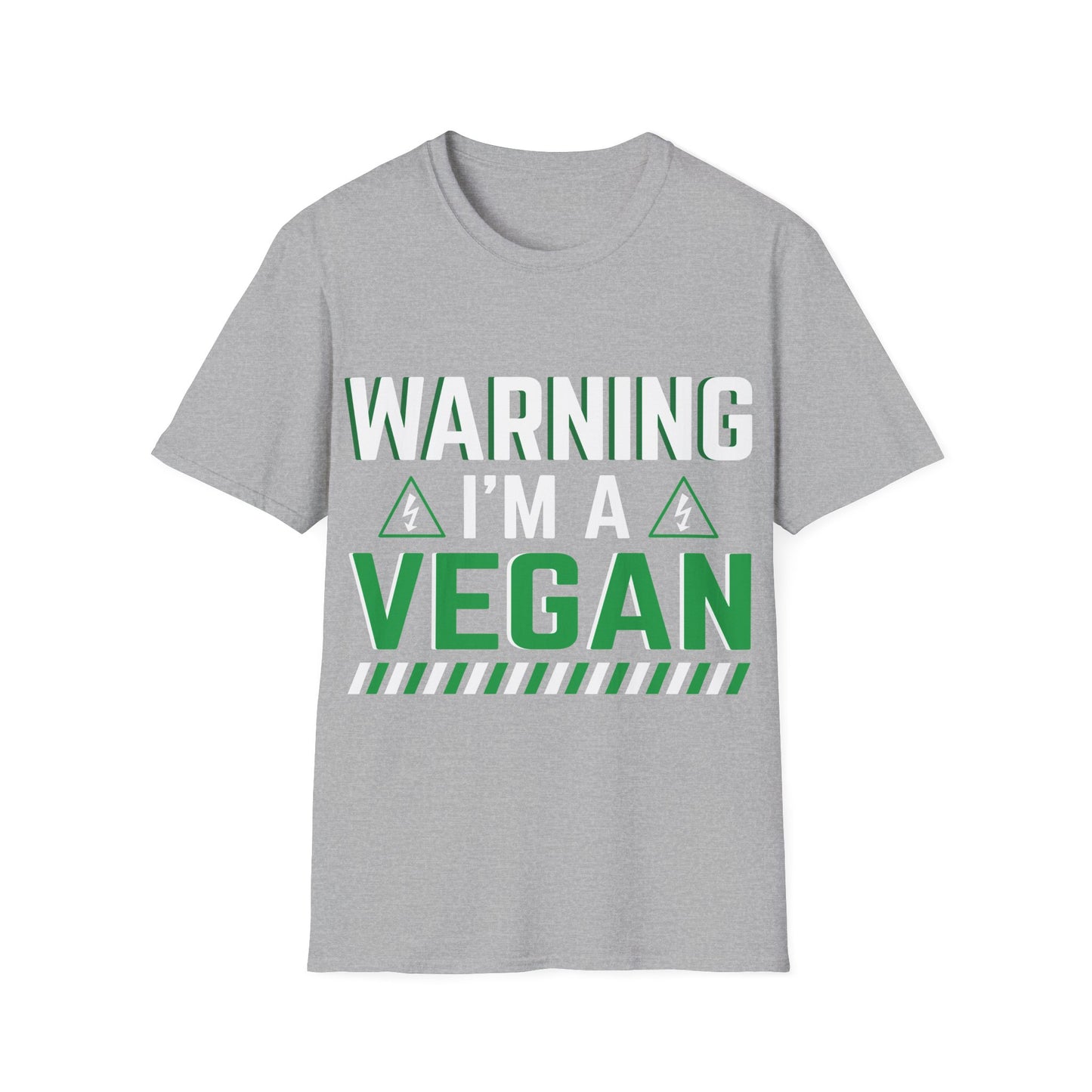 Warning Vegan T‑Shirt