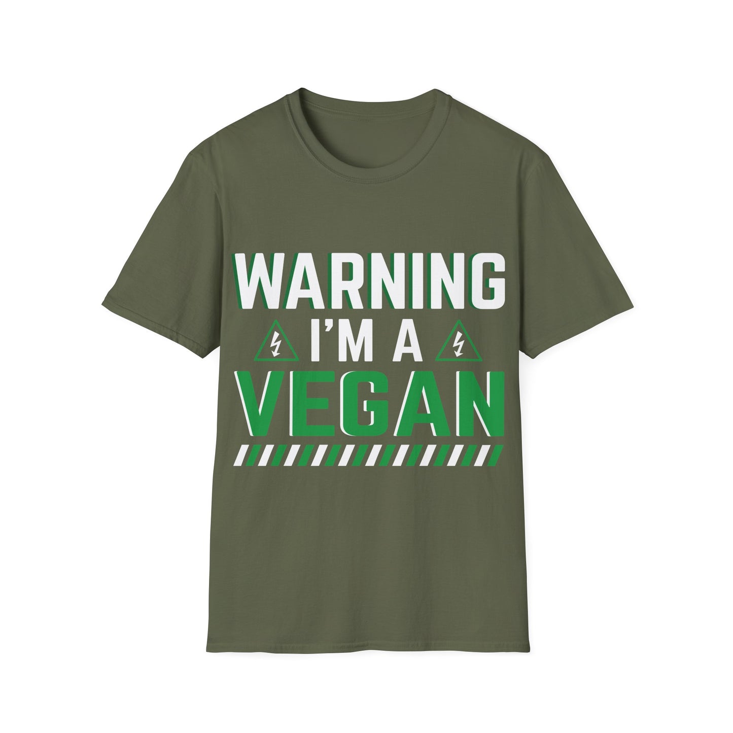 Warning Vegan T‑Shirt