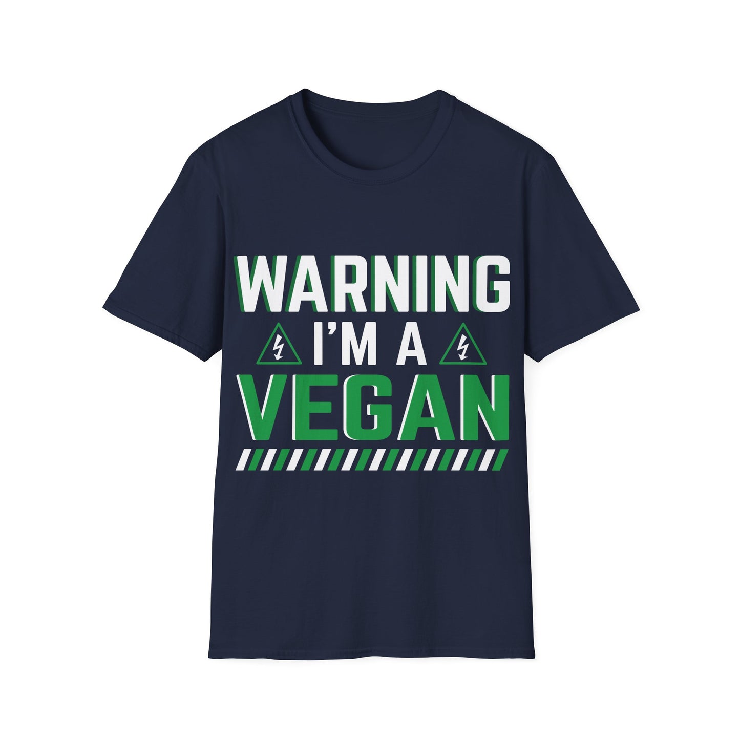 Warning Vegan T‑Shirt