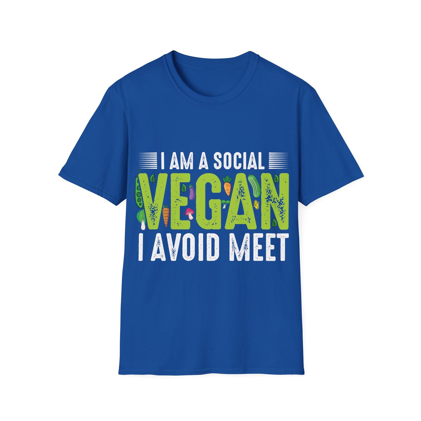 I Am a Social Vegan T‑Shirt